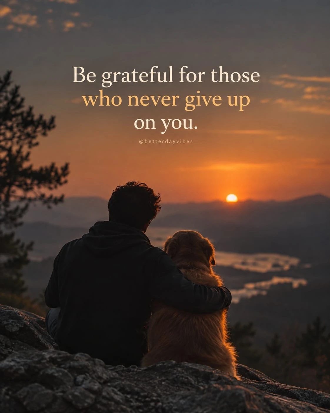 Be Grateful for Those Who Never Give Up