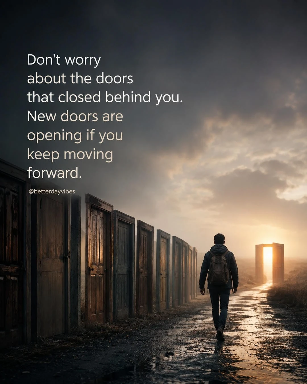 Don't Worry About the Doors That Closed Behind You