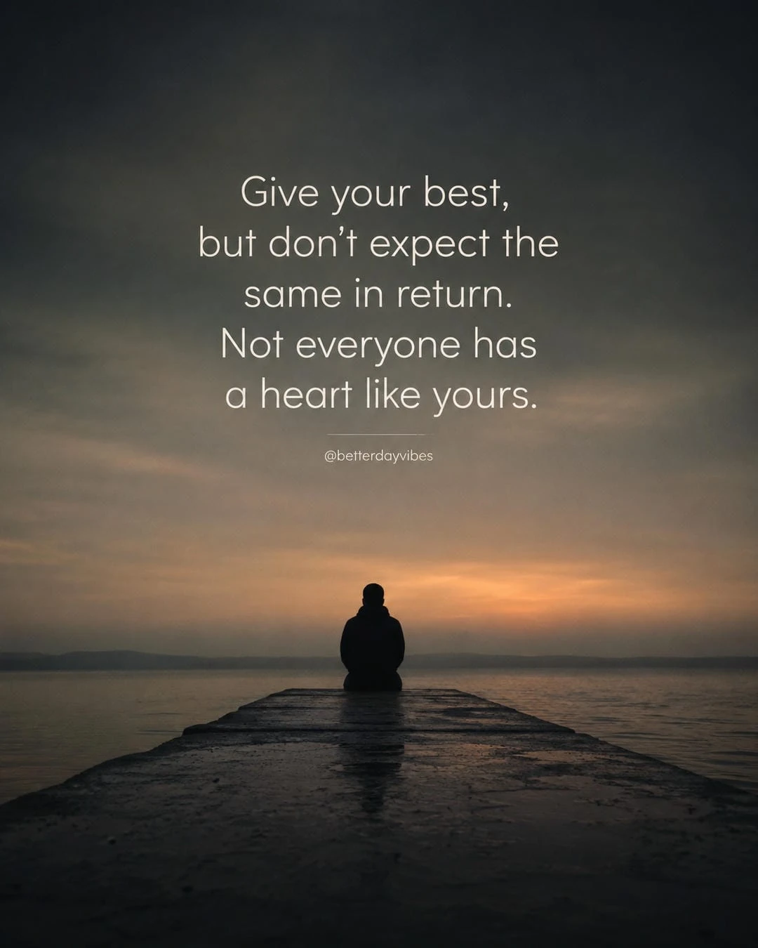 Give Your Best, but Don’t Expect the Same