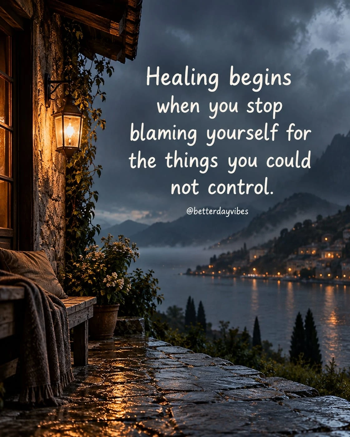 Healing Begins When You Stop Blaming Yourself For