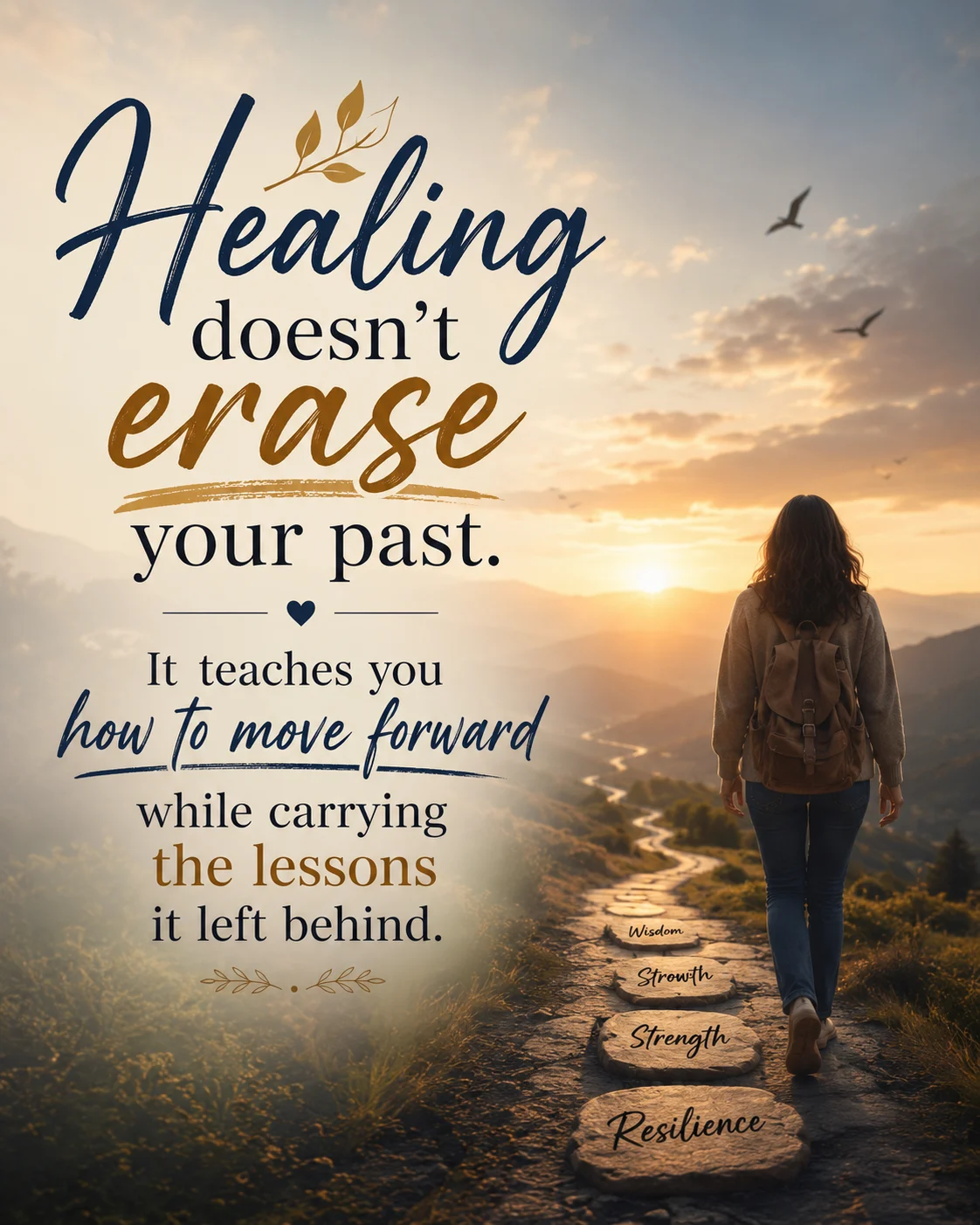 Healing doesn't erase your past