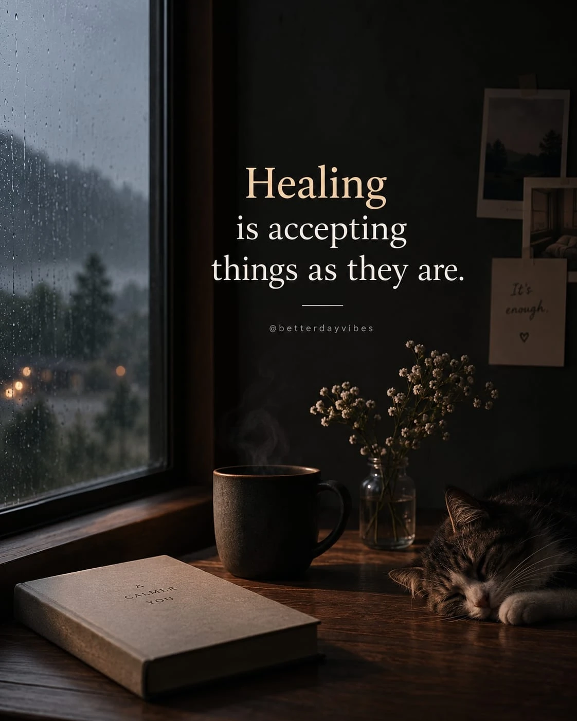 Healing Is Accepting Things as They Are