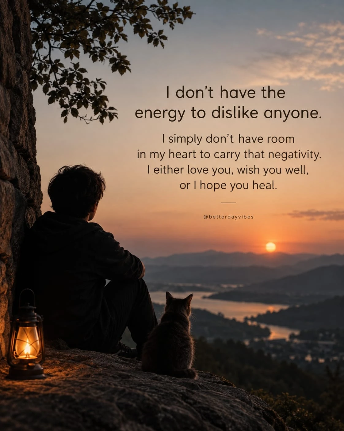 I Don't Have the Energy to Dislike Anyone