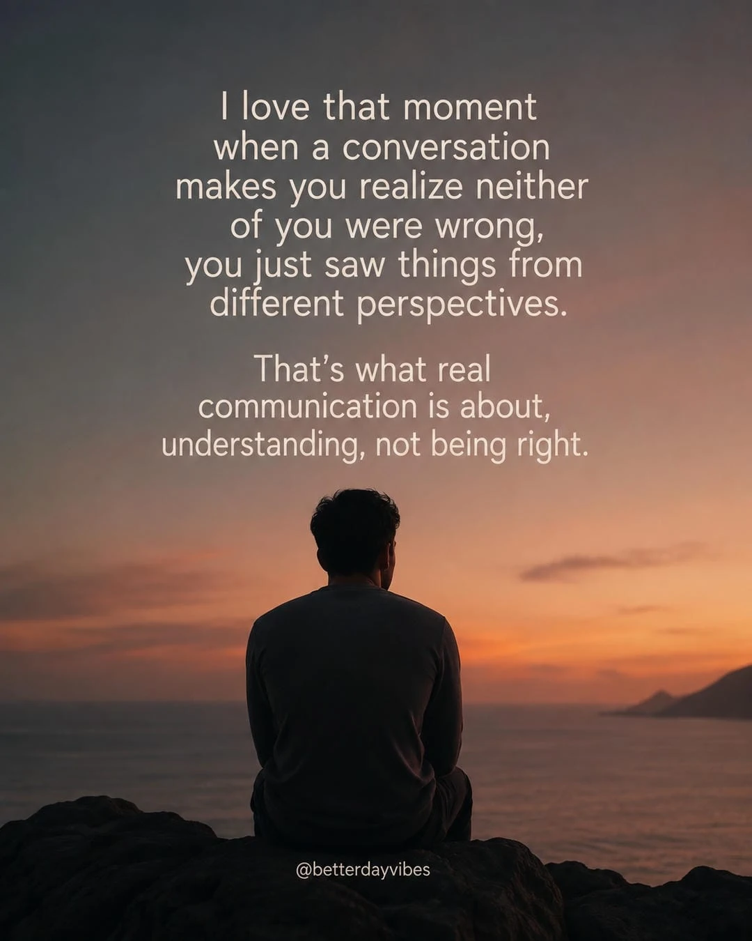 I Love That Moment When a Conversation Makes