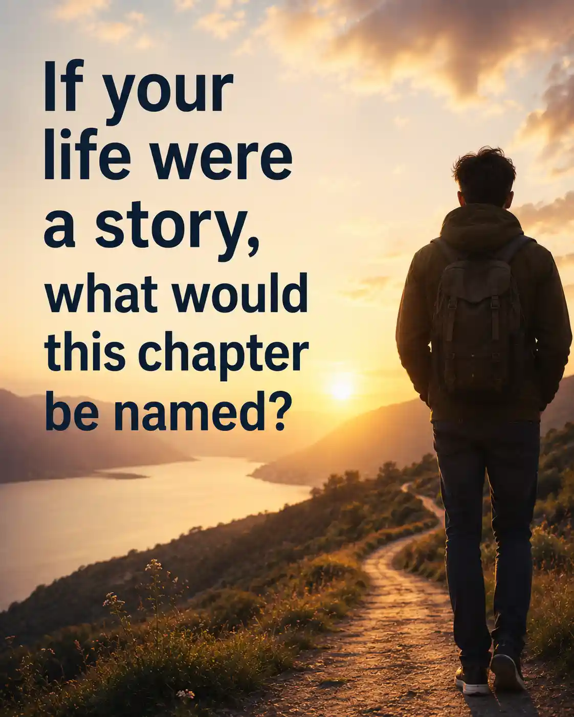 If your life were a story, what would this chapter be named