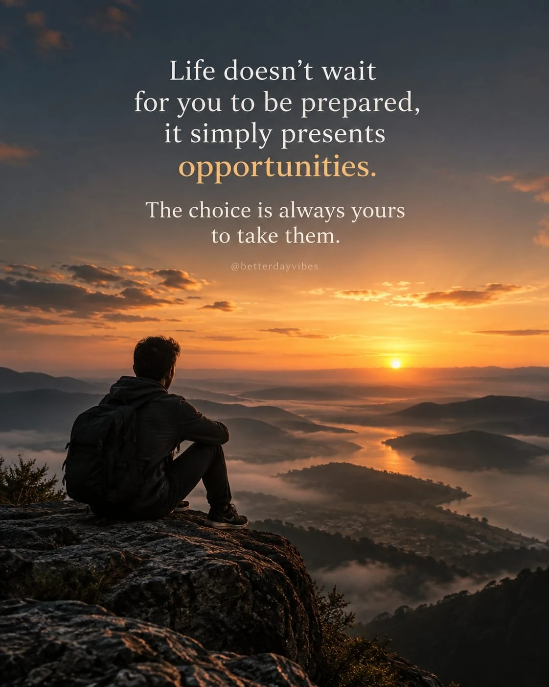Life Doesn’t Wait for You to Be Prepared