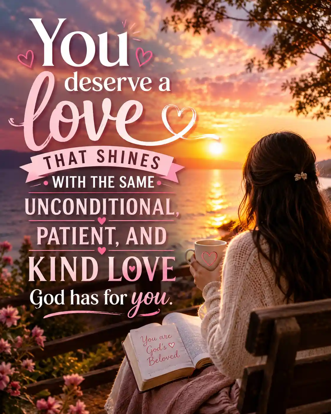 ou deserve a love that shines with the same unconditional, patient, and kind love God has for you