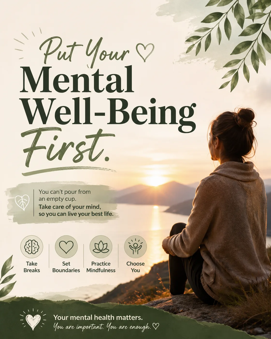 Put Your Mental Well-Being First