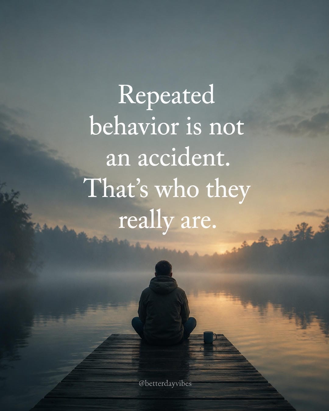 Repeated behavior is not an accident. That's who they really are