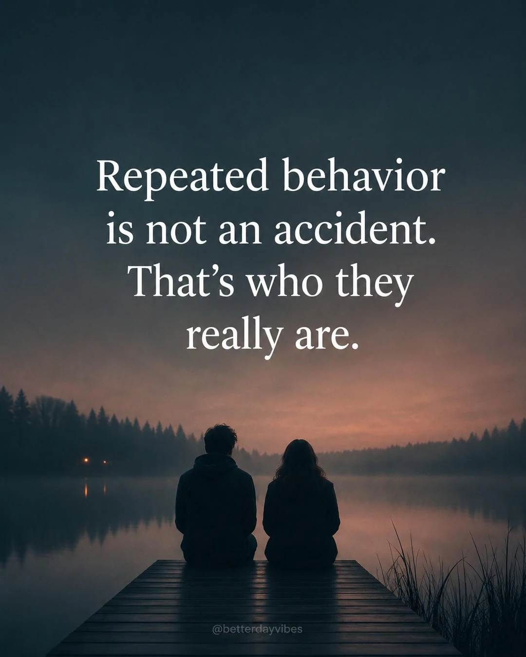 Repeated Behavior Is Not an Accident