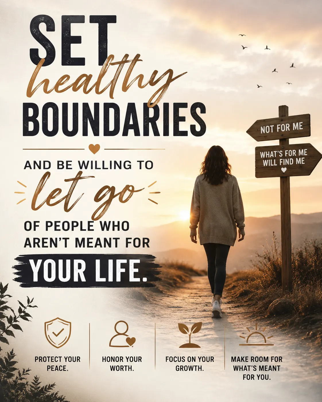 Set healthy boundaries