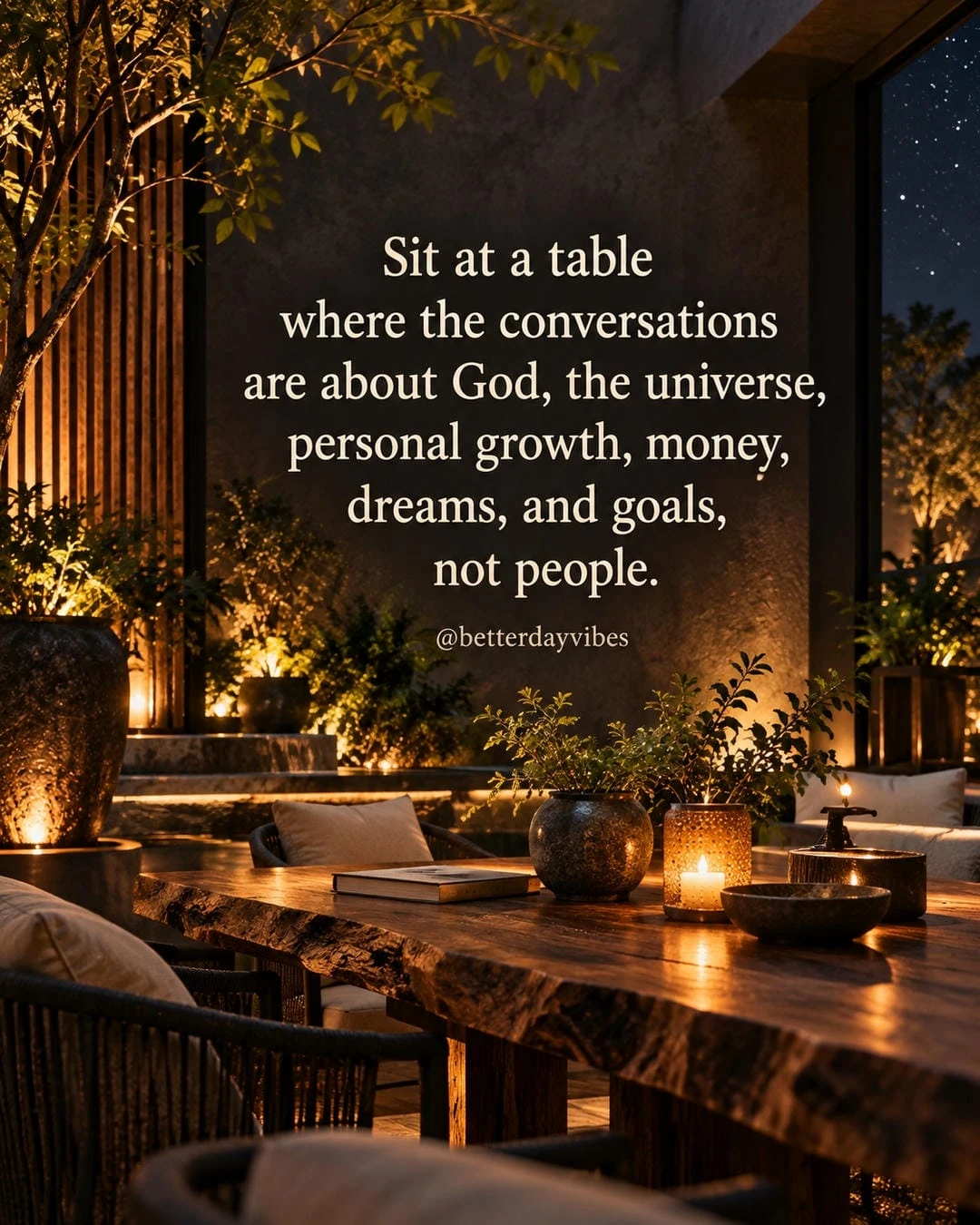 Sit at a Table Where They Talk About