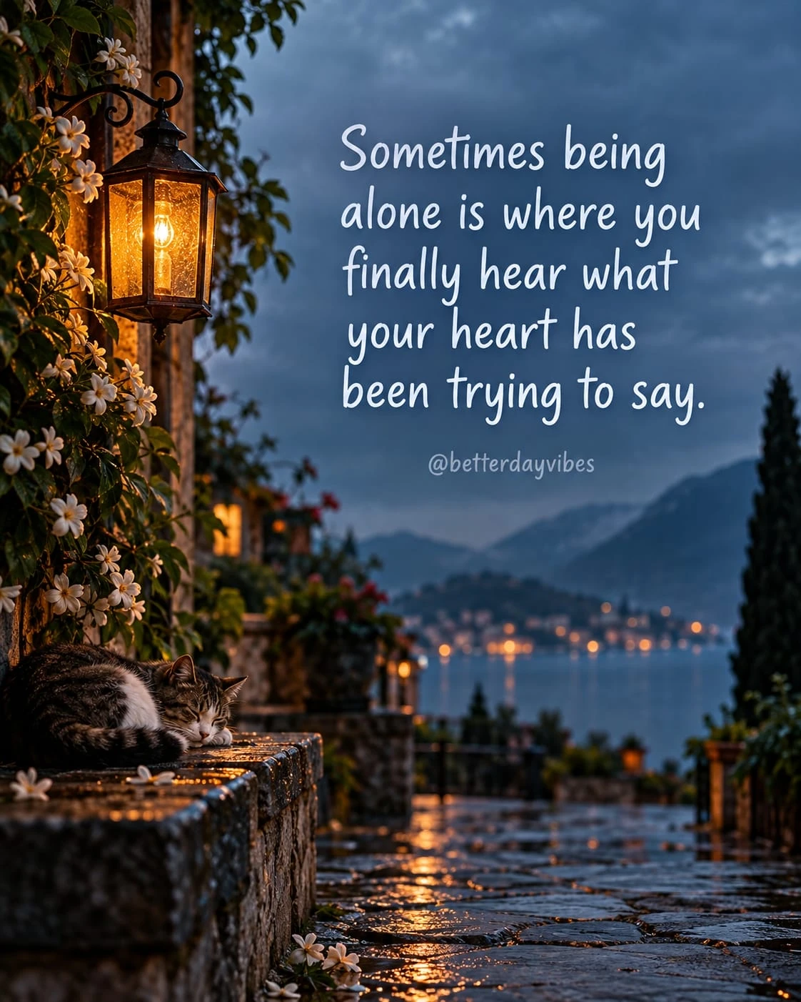Sometimes Being Alone Is Where You Finally Hear