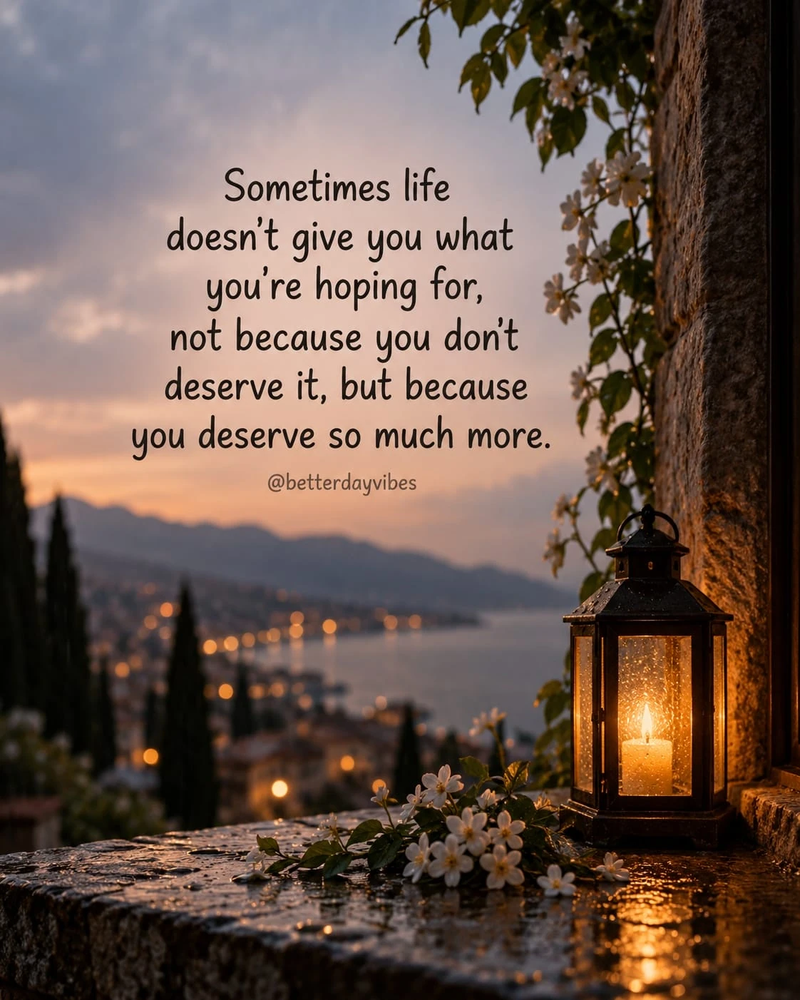 Sometimes Life Doesn't Give You What You're Hoping