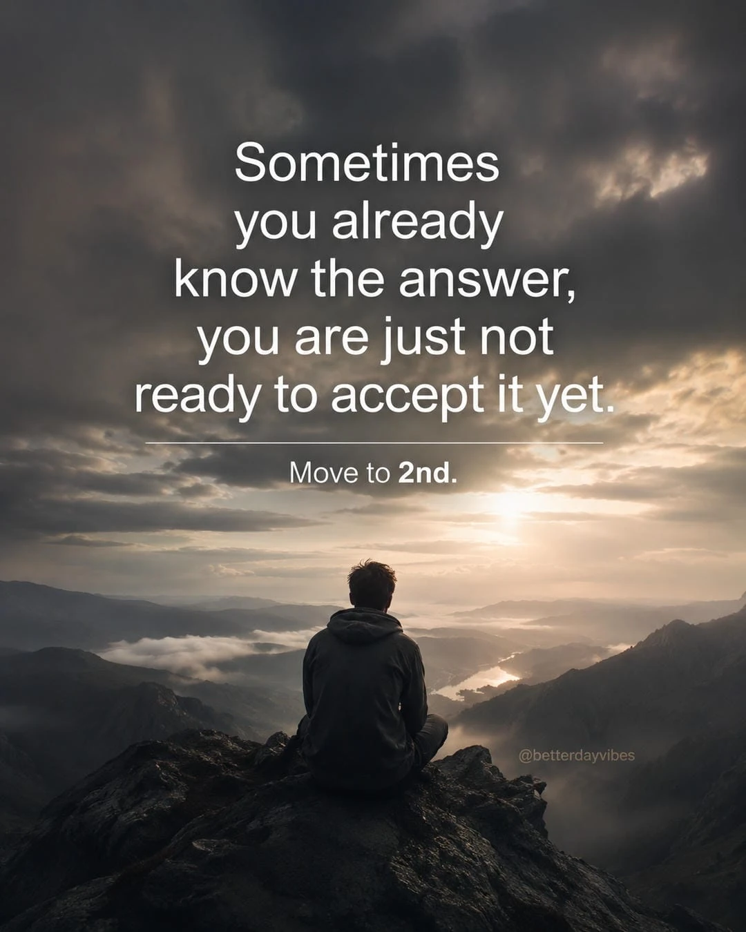 Sometimes You Already Know the Answer, You Are