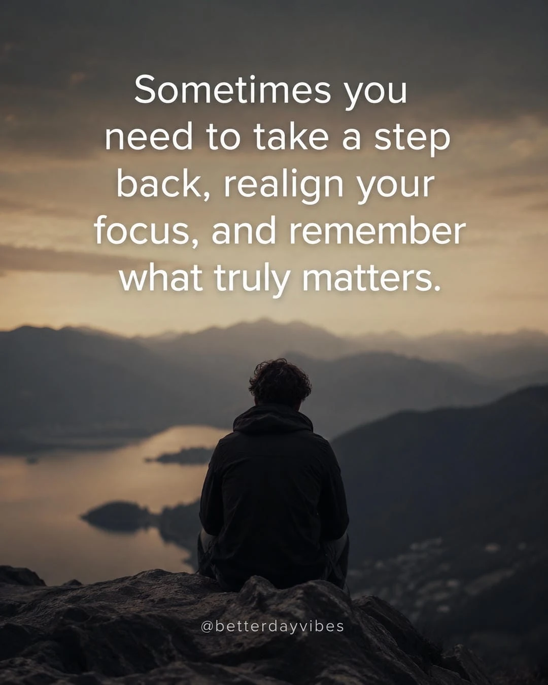 Sometimes You Need to Take a Step Back