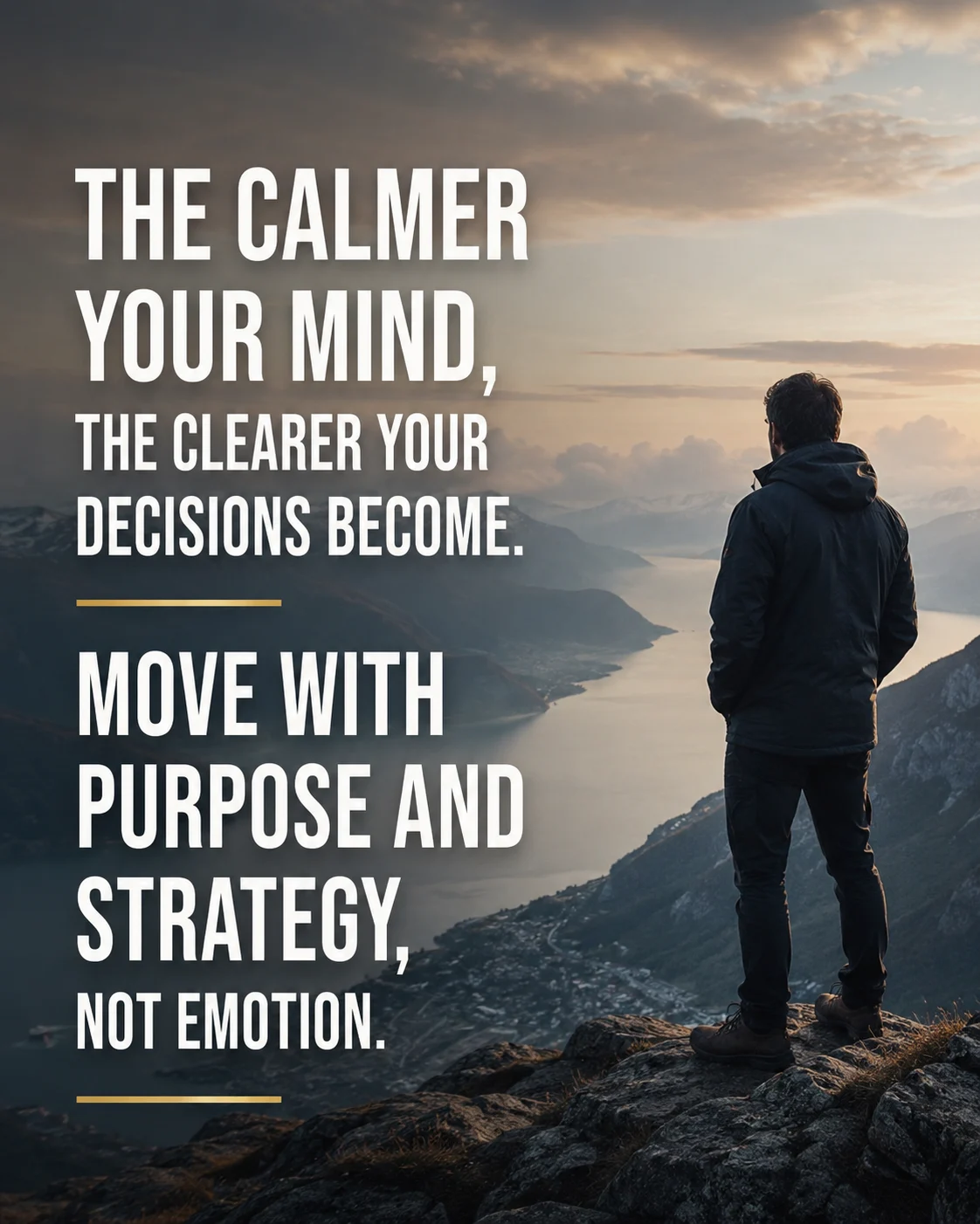The calmer your mind, the clearer your decisions become. Move with purpose and strategy, not emotion.