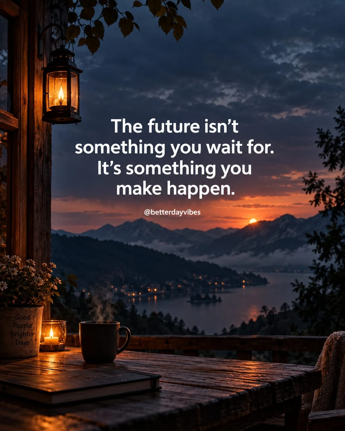 The Future Isn't Something You Wait For