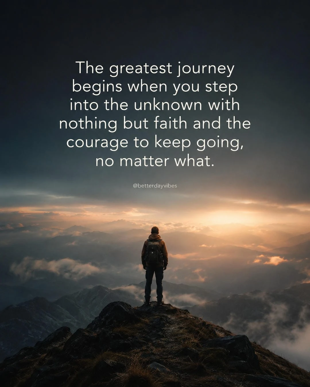The Greatest Journey Begins When You Step Into
