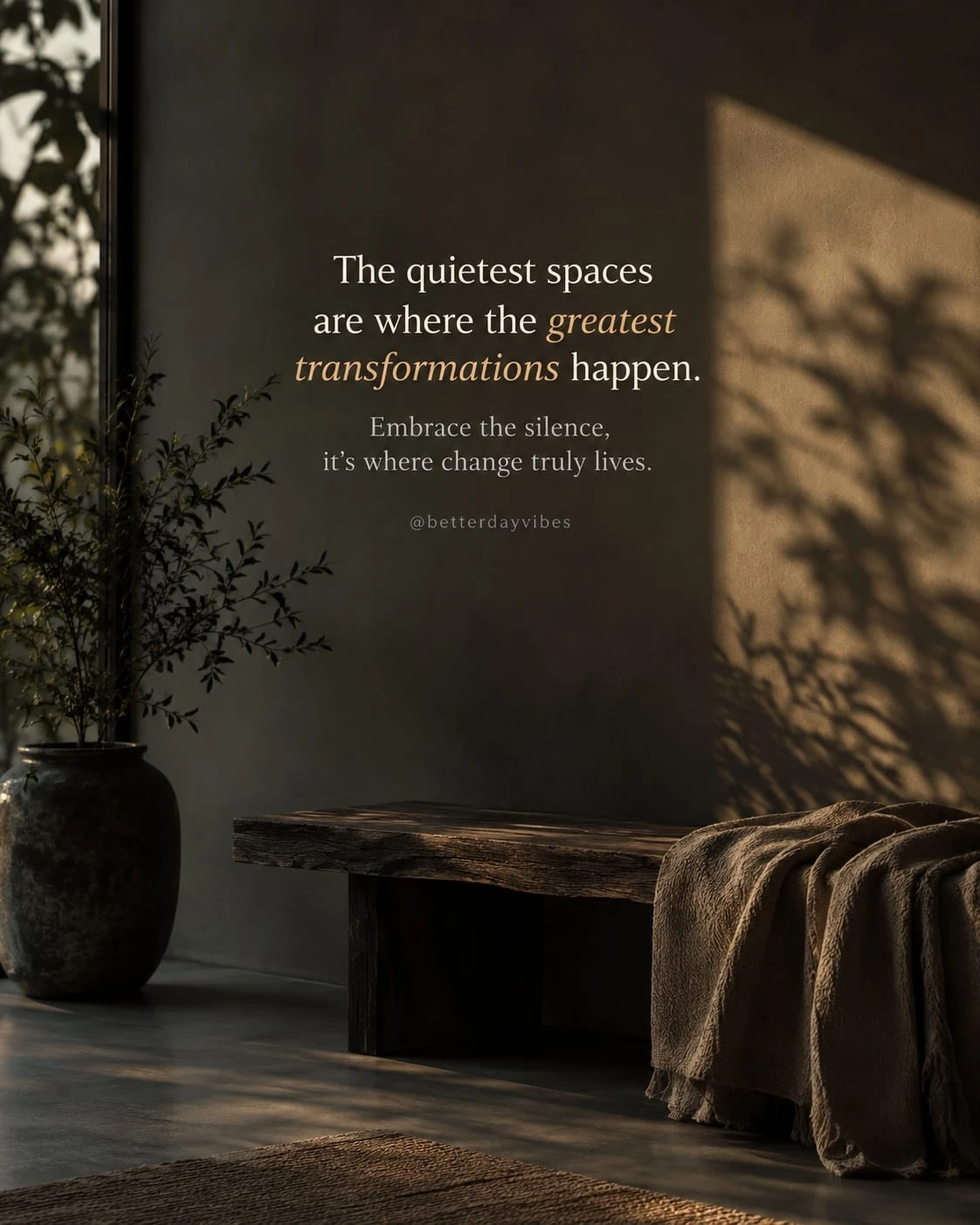 The Quietest Spaces Are Where the Greatest Transformations Happen
