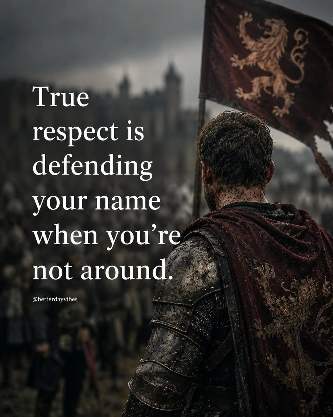 True Respect Is Defending Your Name When You're