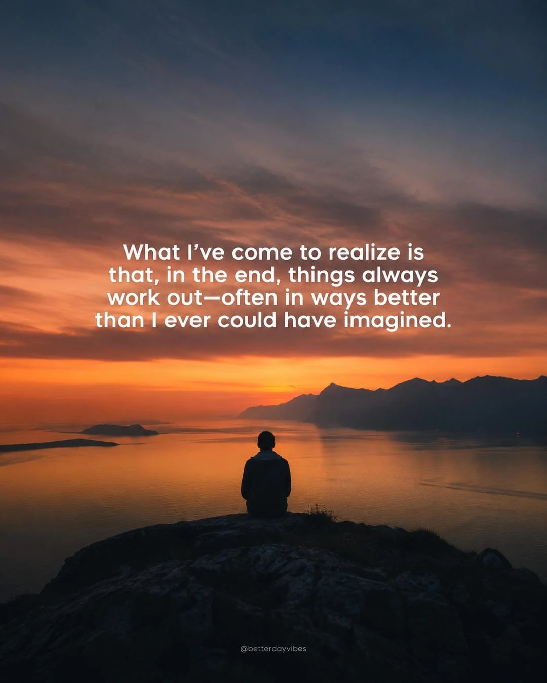 What I’ve Come to Realize Is That, In
