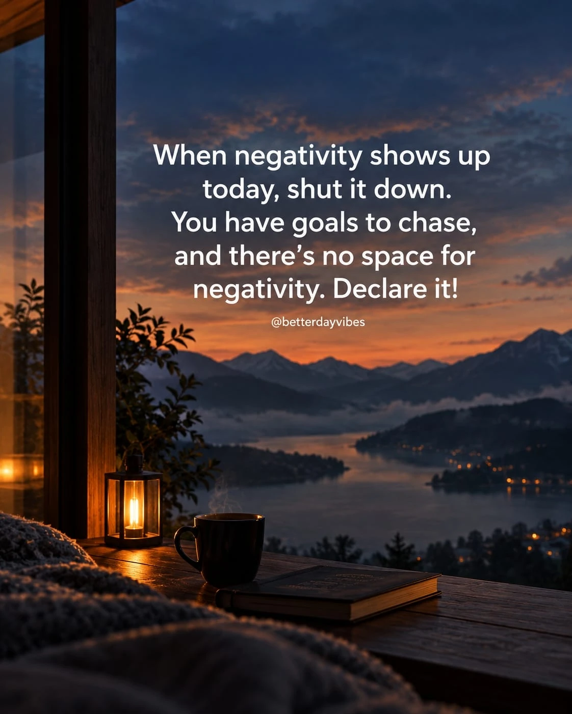 When Negativity Shows up Today, Shut It Down