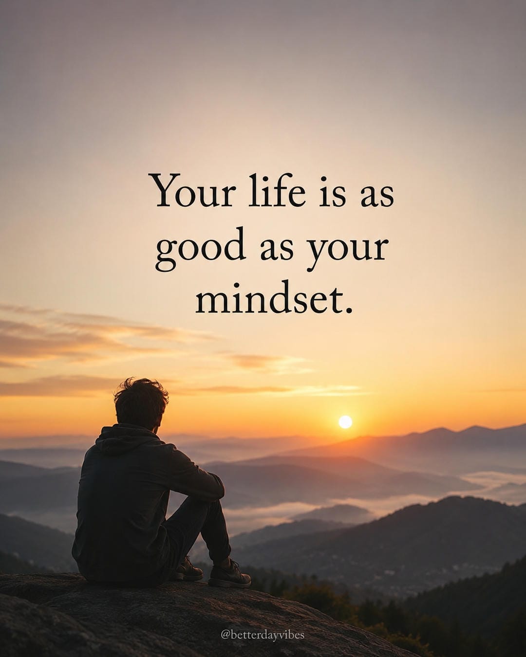 Your life is as good as your mindset